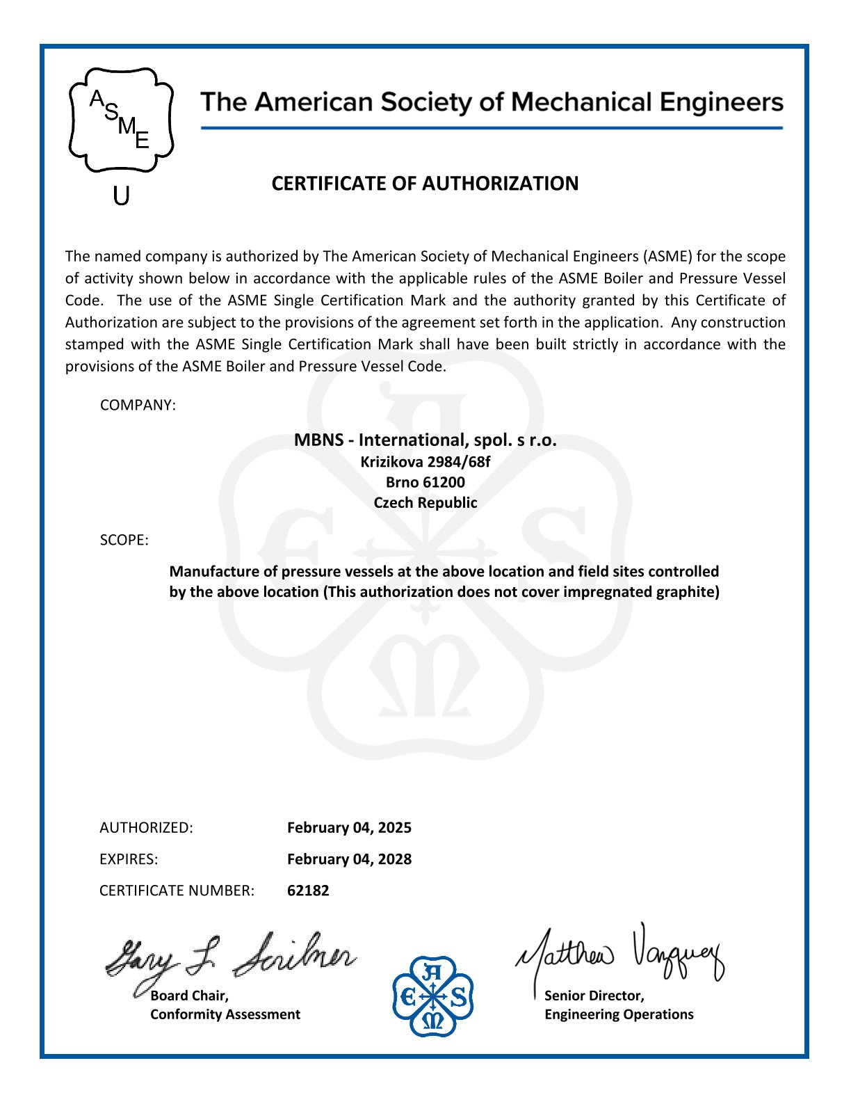 ASME 62182